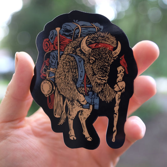 Where the Buffalo Roam Sticker