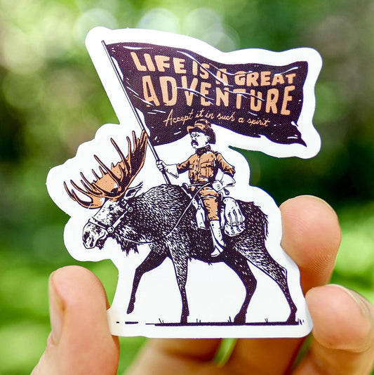 Rough Rider Sticker