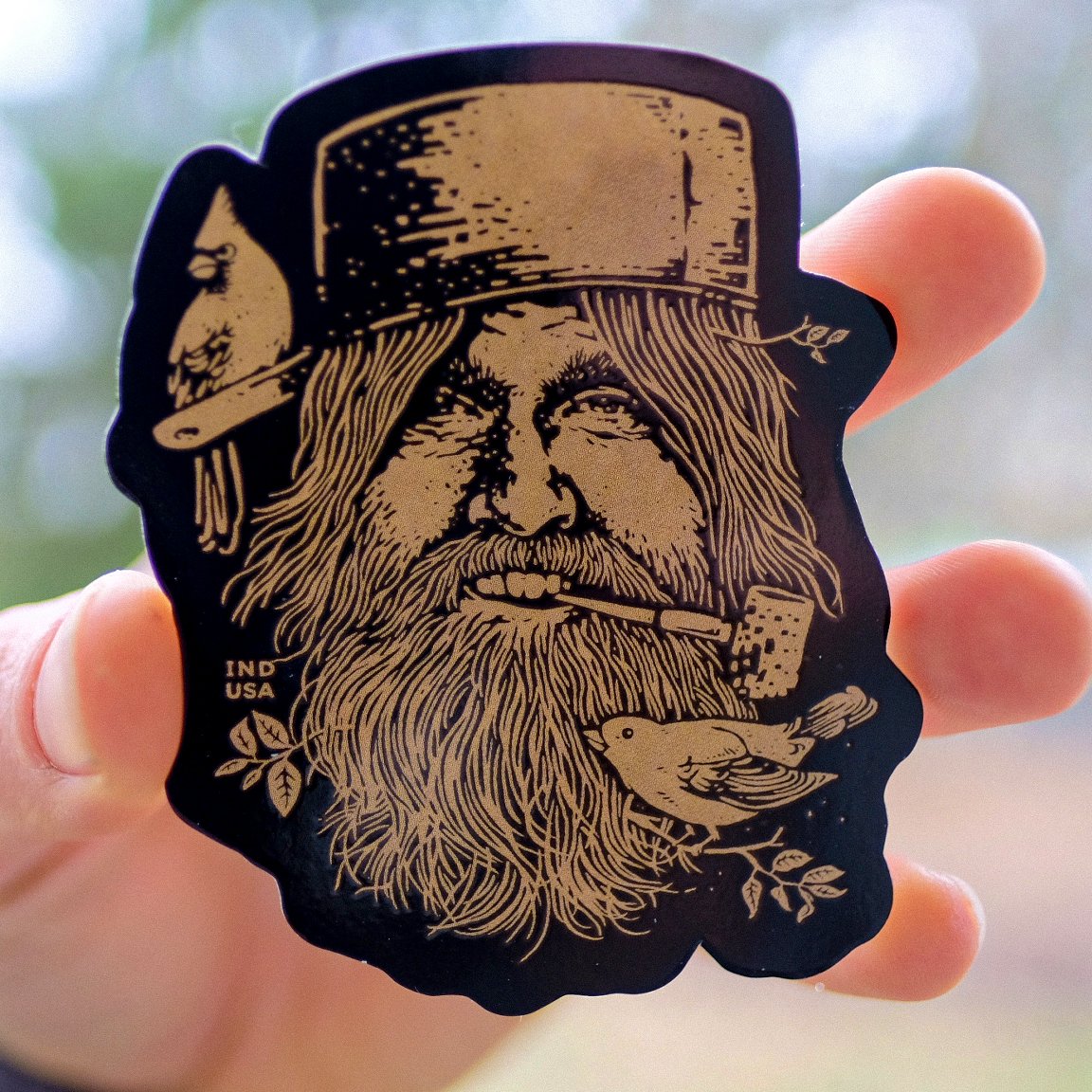 Johnny Appleseed Sticker