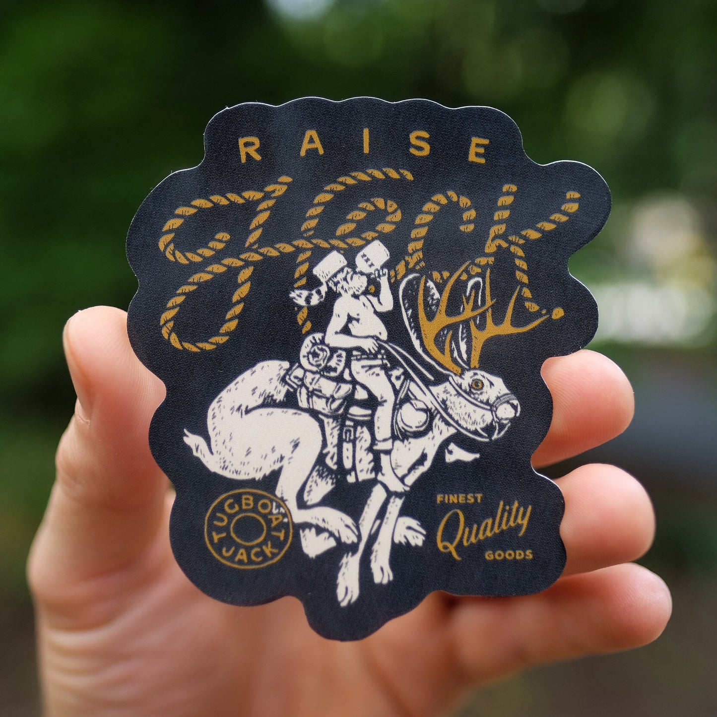 Raise Heck Sticker