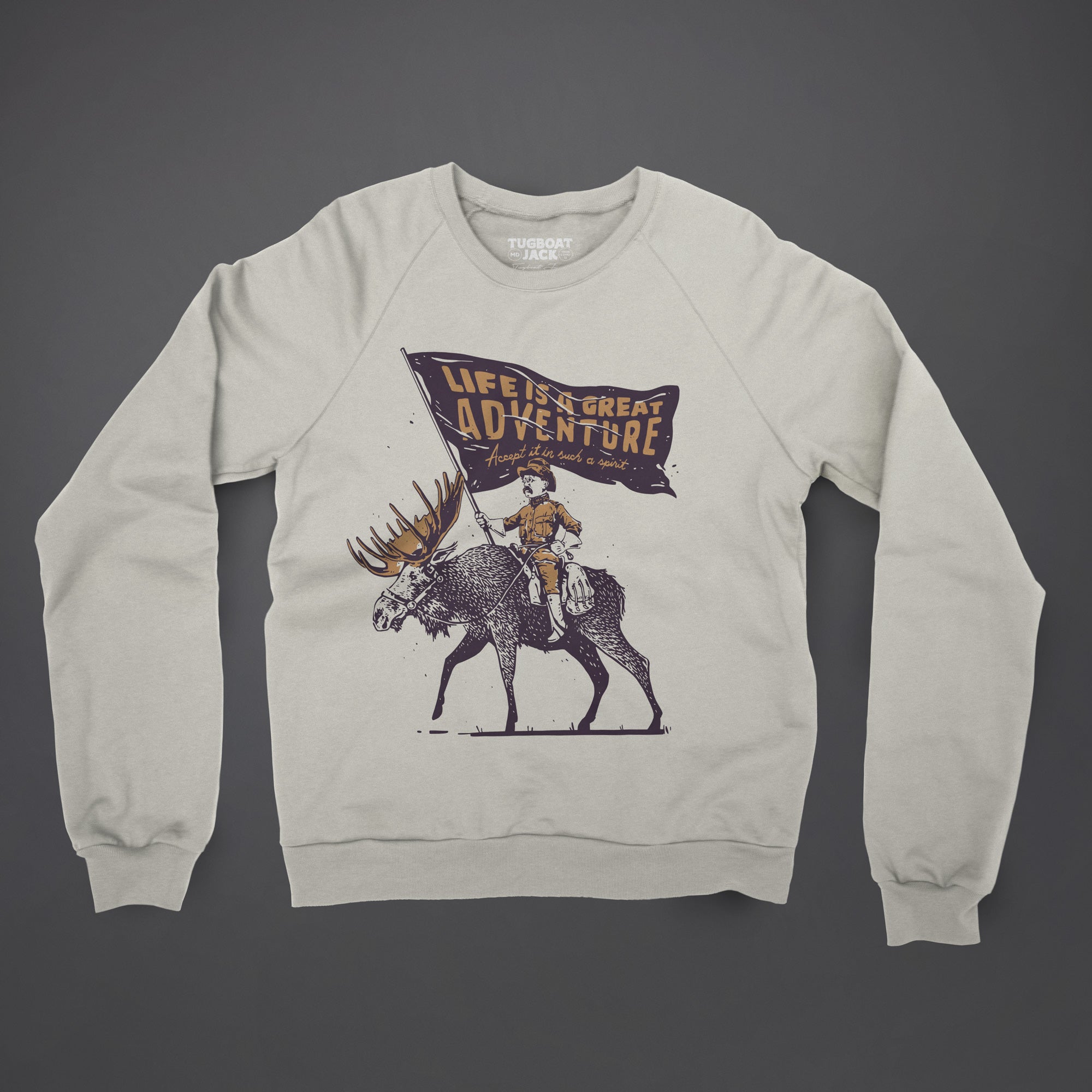 Rough rider sweatshirt brandy Clearance