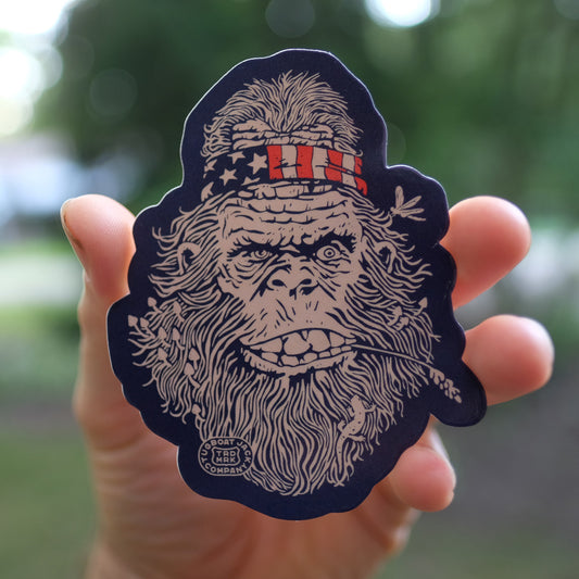 American Sasquatch Sticker