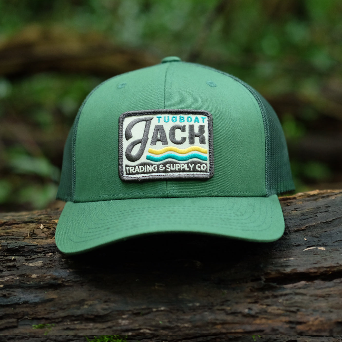 Tugboat Jack Green Shipping Hat