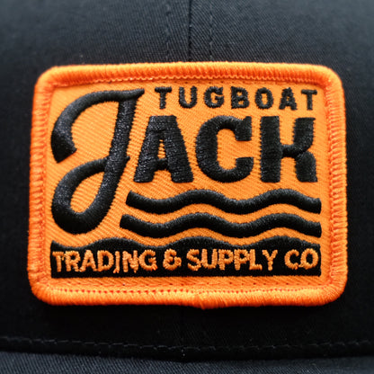Tugboat Jack Black Shipping Hat