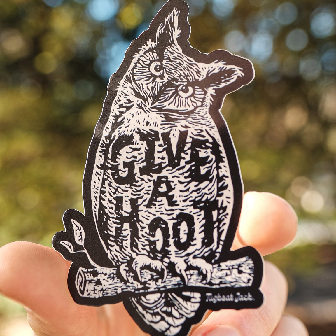 Give a Hoot Sticker