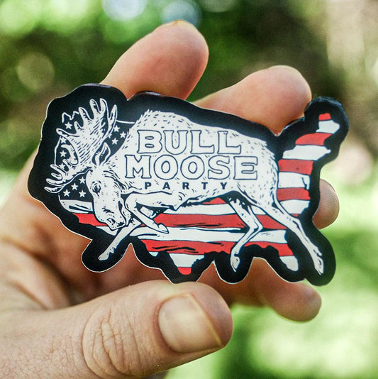 Bull Moose Party Sticker